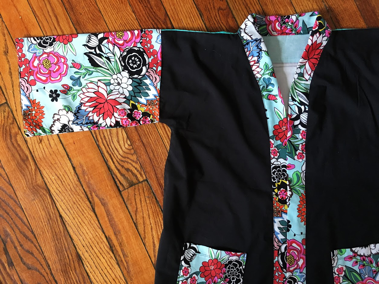 Les petits détails du devant du kimono