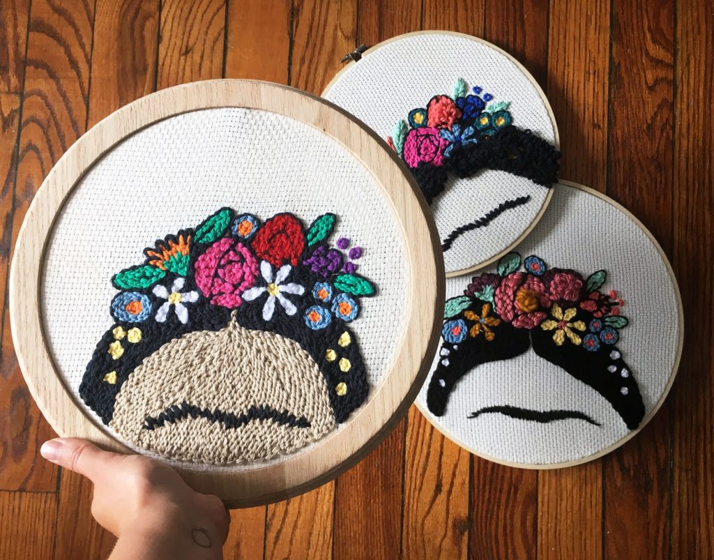 Série « Loving Frida » – Duo de patrons PDF pour punch needle – THE