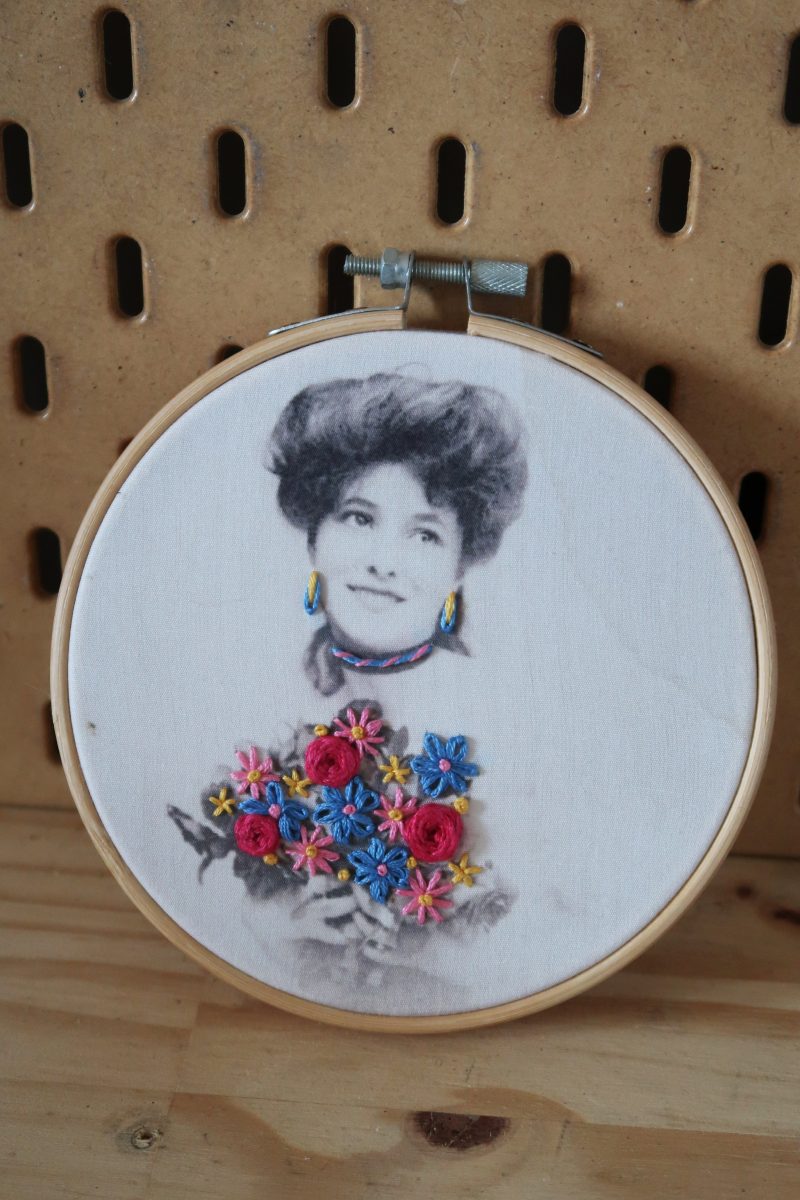 La femme au bouquet