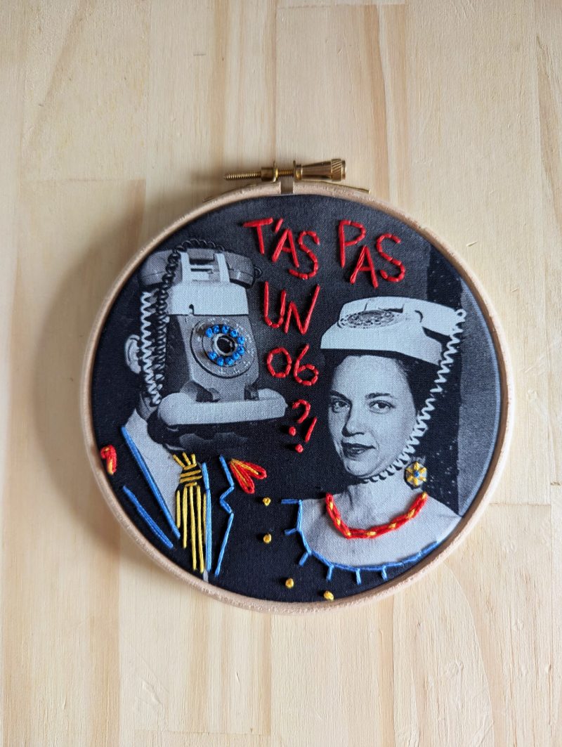 T'as un 06 - kit de broderie – Image 2