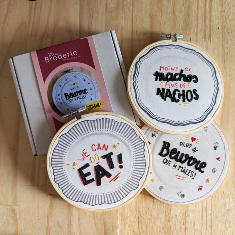 Assiettes Kitchs - kit de broderie – Image 4