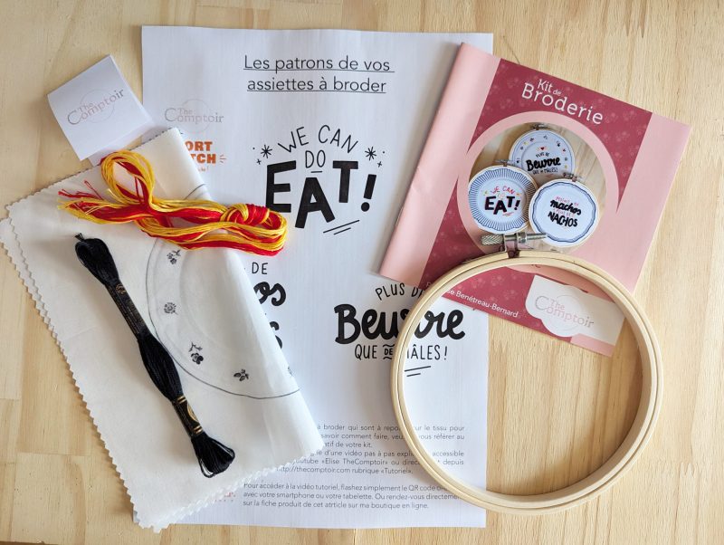 Assiettes Kitchs - kit de broderie – Image 2